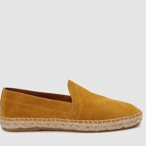 Aquatalia LEO Espadrilles Dark Mustard, size 9M